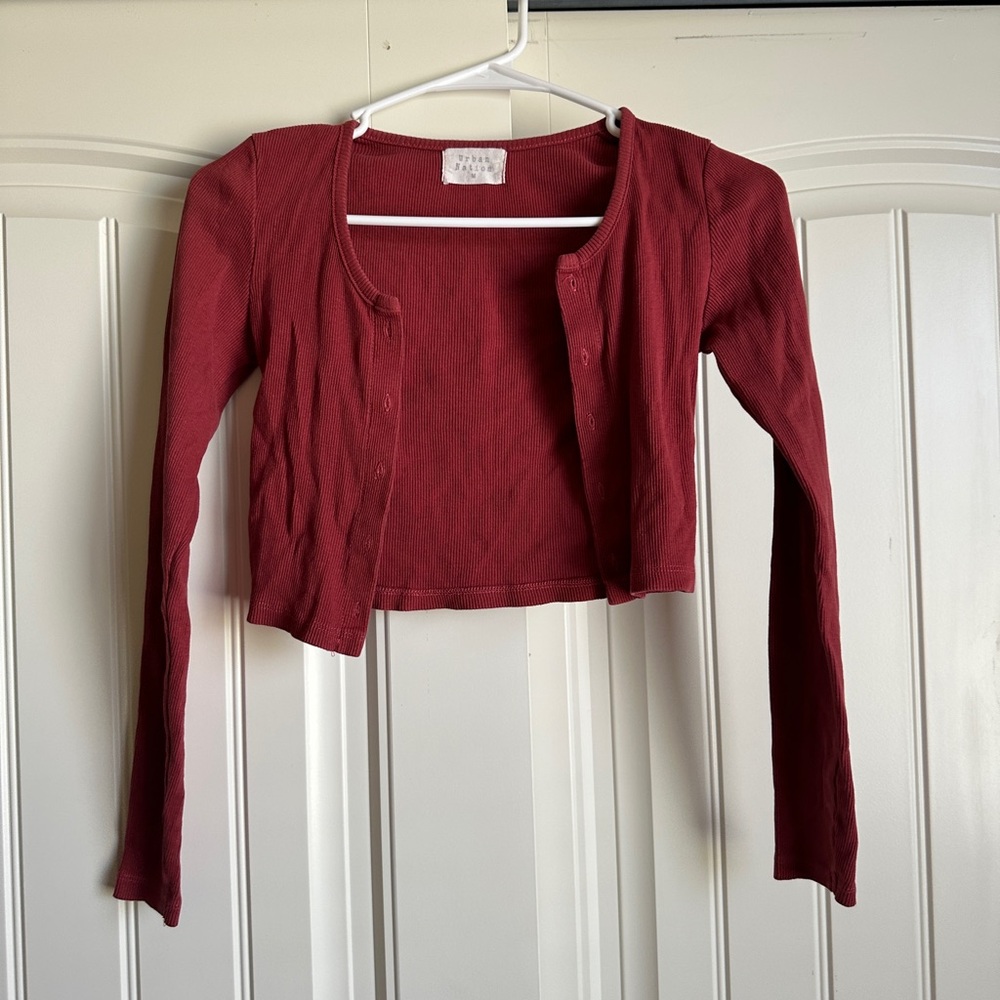 Red Women's Crop Top